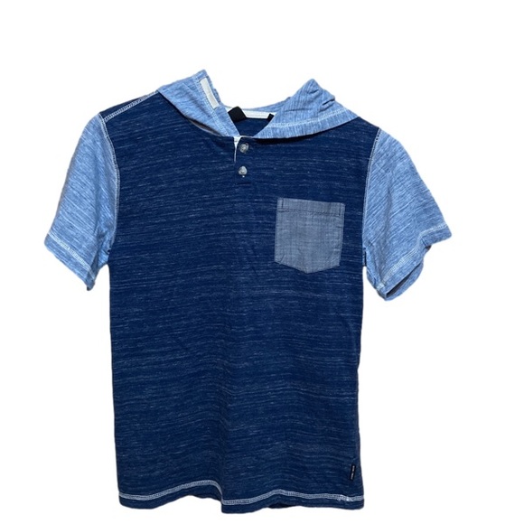 Boys Hooded Short Sleeve Shirt - Picture 3 of 4